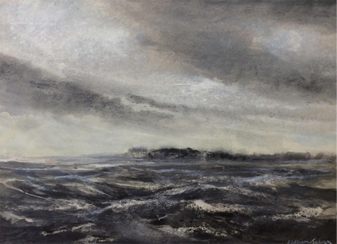 The Sea - Watercolour